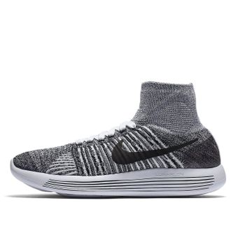Nike (WMNS) Nike Lunarepic Flykit White Black 818677-101