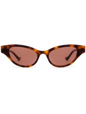 Gucci Occhiali da sole cat-eye - Marrone