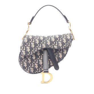 Dior Pre-owned Dior Mini Oblique Canvas Saddle Bag Ladies 01DXXLDUBPI52264