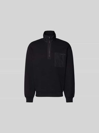 Maison Kitsun&eacute; Troyer aus reiner Baumwolle in Black, Gr&ouml;&szlig;e XL