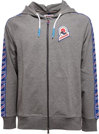 Invicta Heren, Sweatshirts & Hoodies, Grijs, Maat: 2XL Katoen