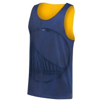 Nike Golden State Warriors Standard Issue Nike Mens Mesh Basketball Jersey in Blue | II5562-495