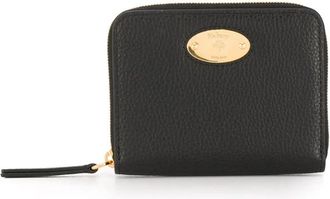 Mulberry Zwarte leren ritsportemonnee - Dames - Portefeuilles - Zwart - ONE Size - Accessoires