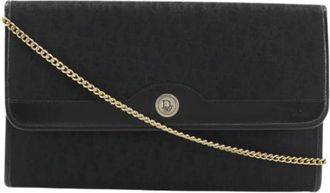 Dior Pre-owned Canvas Schoudertas - Dames - Vintage Clutch - Zwart - ONE Size - Vintage