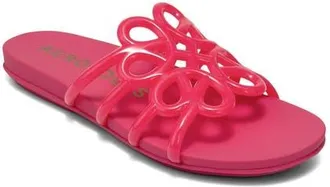 Aerosoles Frida Slide Sandal in Magenta Translucent Tpu at Nordstrom, Size 8.5