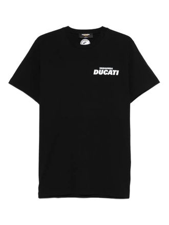 Dsquared2 Ducati logo-print T-shirt - men - Cotton - XXXL - Black