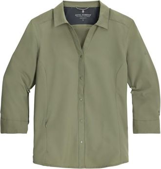 Royal Robbins Expedition Pro 3/4 Sleeve Bluse f&uuml;r Damen | oliv
