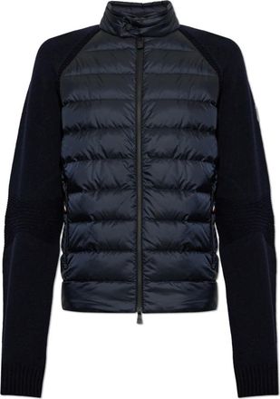 Moncler Grenoble Apr&egrave;s-Ski Vest - Heren - Vesten - Blauw - 2XL - Wol - Truien & Vesten