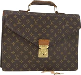 Louis Vuitton Pre-owned Handbags, female, Brown, Size: ONE SIZE Pre-owned Canvas Handbag
