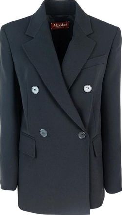Max Mara Mirella Cady Blazer - Dames - Blazers - Zwart - XS - Polyester - Jassen