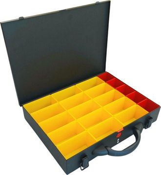 OEM Caja Met&aacute;lica Con 20 Contenedores 390x280x70 Mm