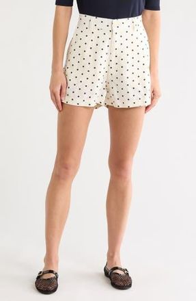 DL1961 Taylor Linen Shorts in Polka Dots at Nordstrom Rack, Size 24