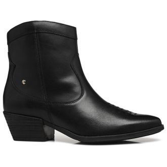 Pikolinos Vergel Leather Womens Zip Up Boots - Black - Size:UK 5-5.5