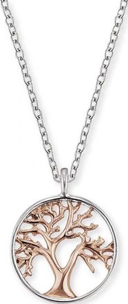 Engelsrufer Womens ERN-LILTREE-BICOR Ladies Tree of Life Necklace Silver Sterling - One Size