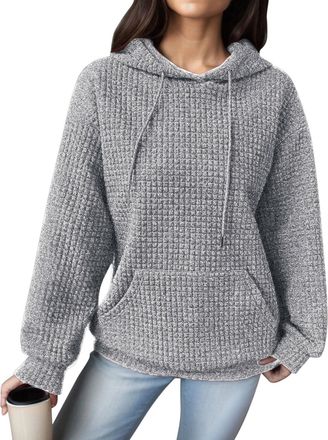 Generic Hoodies for Women UK Oversized Hoodie Zip Up Sweatshirts Trendy Casual Loose Long Sleeve Crewneck Pullover Comfy Fall Winter Cloth Fashion Ladies Wine