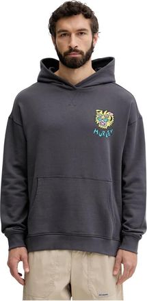 Hurley Etam Hoodie - Heren - Hoodies - Grijs - S - Katoen - Hoodies & sweatvesten