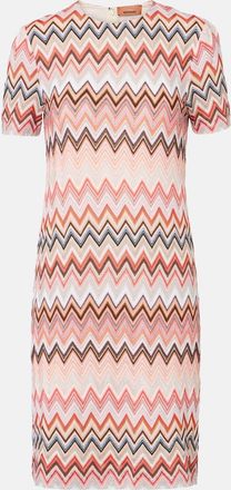 Missoni Abito corto a righe con lamé