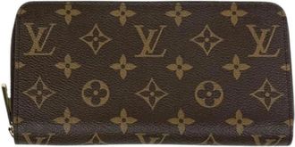 Louis Vuitton Pre-owned Long wallet (bi-fold) - Dames - Vintage Accessoires - Bruin - ONE Size - Vintage