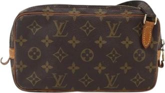 Louis Vuitton Pre-owned Vintage Cross Body Bag - Dames - Vintage Schoudertas - Bruin - ONE Size - Vintage