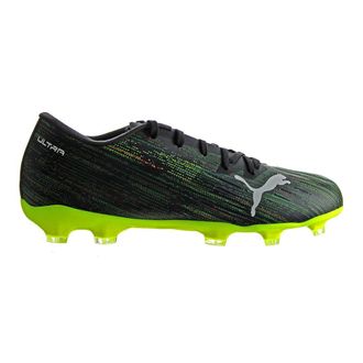 Puma Childrens Unisex Ultra 2.2 FG/AG Multicolor Kids Football Boots - Black - Size UK 5