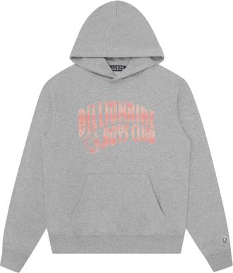 Billionaire Boys Club Felpa Classic Curve Logo con cappuccio - Grigio