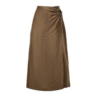 ottod'Ame Midi Skirts - Skirts - Mujer - Marr&oacute;n - S