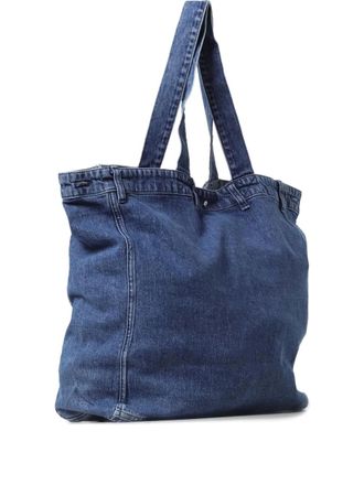 Baum Und Pferdgarten pocket-detail tote bag - Blue