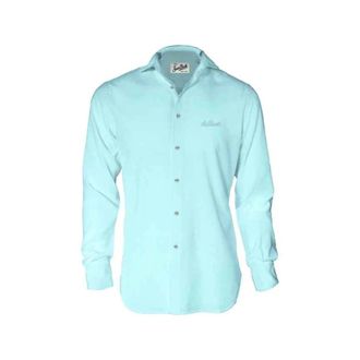 Saint Barth Chemise Shirt - Heren - Casual Overhemden - Groen - L - Katoen - Overhemden