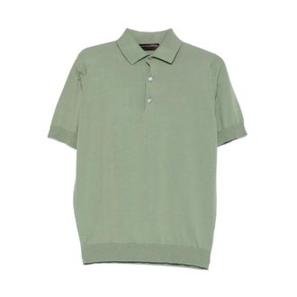 FILIPPO DE LAURENTIIS Polo Shirts, male, Green, Size: 2XL Polo MC
