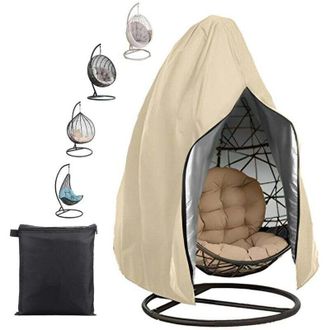 OEM Funda Para Silla Colgante Tipo Huevo Para Jard&iacute;n, Tejido Oxford 210d Impermeable Y Resistente A Los Rayos Uv, Funda Protectora Para Silla Colgante De 
