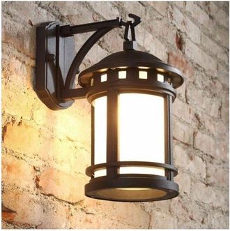 OEM Aplique De Pared Exterior Retro, Estilo Industrial, Metal Retro, Aplique De Hierro Ign&iacute;fugo, 18 &times; 24 &times; 31 Cm - Hld