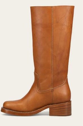 Frye Womens Campus 14L Boots In Saddle