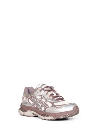 Asics Womens Trainers Gel-Nyc 2.0 Pink Cloud-Pure Silver Multicolour Other Fibers Sneaker
