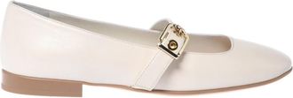 Baldinini Nappa Ballerina - Dames - Ballerinas - Wit - 36 1/2 EU - Leer - Schoenen