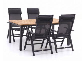 Bellagio la vita attrattiva Bellagio Avenza/Linosa 180cm dining tuinset 5-delig verstelbaar