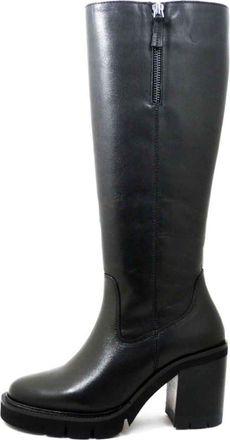 Raquel Perez 23044 Womens Boots in Black Leather, 8 cm High Heel, Platform, Black, 5 UK