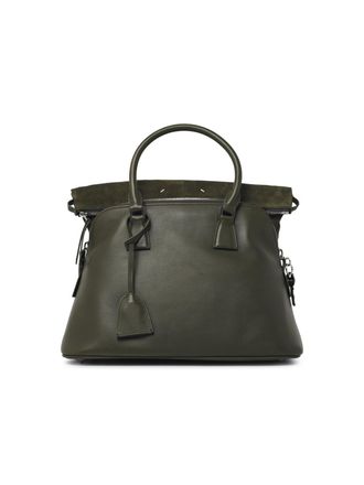 Maison Margiela Medium 5Ac Soft Green Leather Bag