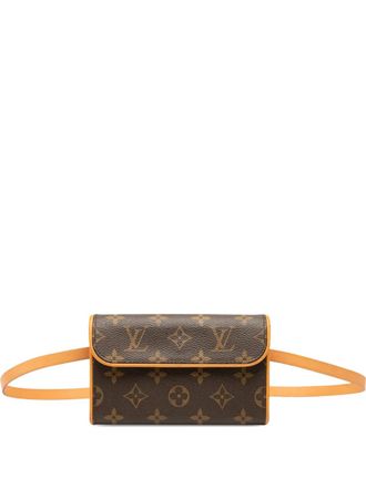 Louis Vuitton 2004 Monogram Pochette Florentine belt bag - Brown