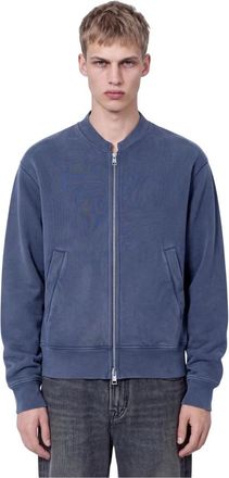 Our Legacy Rift Ritssluiting Sweatshirt - Heren - Vesten met rits - Blauw - XL - Katoen - Hoodies & sweatvesten