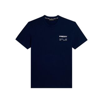 Freddy T-shirt in cotone con logo effetto gommato