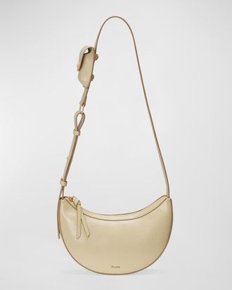 Oryany Rookie Half-Moon Leather Crossbody Bag