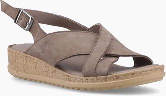 Hush Puppies Womens Elena Womens Wedge Sandals - Brown - Size: 7