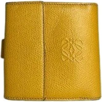 Loewe Pre-owned Wallets, female, Yellow, Size: ONE SIZE Pre-owned Vintage Wallet