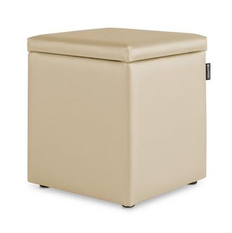 Happers Happers - Puff Cubo Arc&oacute;n Polipiel Crudo 1 Unidad Crudo