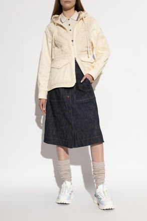 Moncler Erable Jacket, Womens, Cream