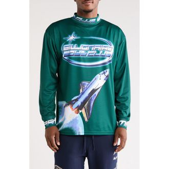 Billionaire Boys Club Discover Long Sleeve Jersey Shirt in Rain Forest at Nordstrom Rack, Size Xxx-Large