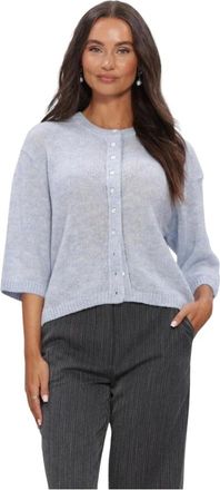 Modstr&ouml;m Truien & Vesten, Dames, Blauw, XS, Bailormd Cardigan