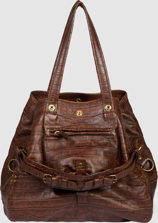 Jerome Dreyfuss Sac Billy M Imprim&eacute; Croco Cigare
