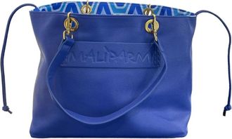 Maliparmi Media a Spalla-DOUBL - Dames - Shoppers - Blauw - ONE Size - Tassen