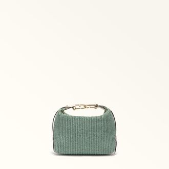 Furla Tonie Borsa A Spalla Toni Agave Light Verde Intreccio Toscana Donna